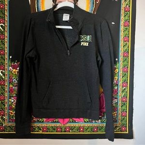 VS PINK CSU Rams 1/4 Zip Jacket